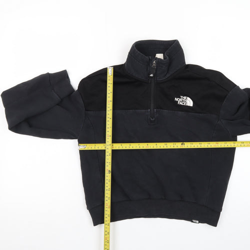 The North Face Womens Black Medium 1/4 Zip Pullover Sweatshirt