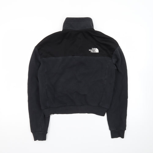 The North Face Womens Black Medium 1/4 Zip Pullover Sweatshirt
