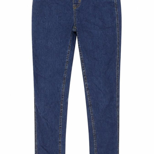 Next Women's Blue Jegging Jeans Size 10 Slim Fit Elastic Waist