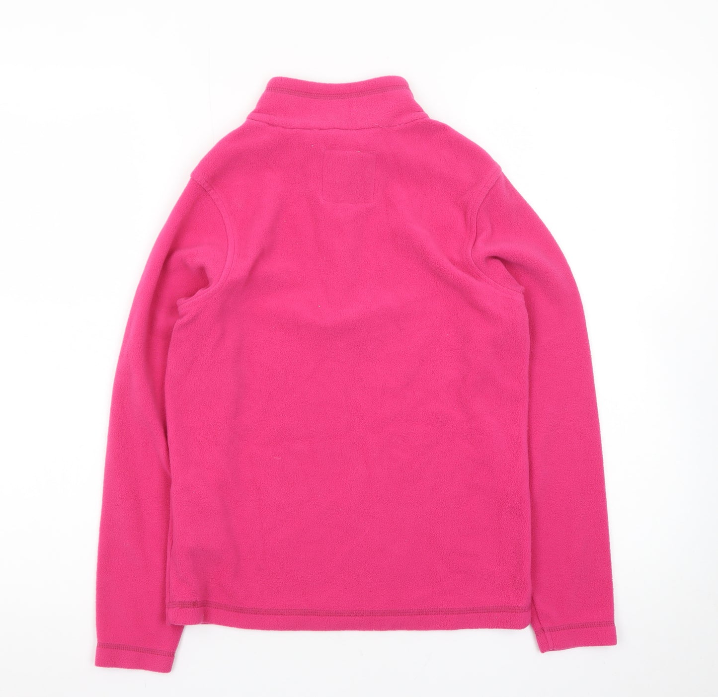 Regatta Girls Pink Fleece Half Zip Pullover Sweatshirt 11-12 Years