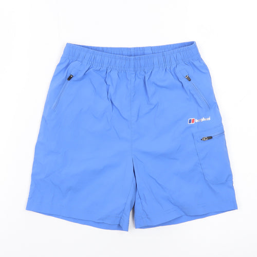 Berghaus Boys Blue Swim Shorts 6-7 Years Quick Dry Elastic Waist