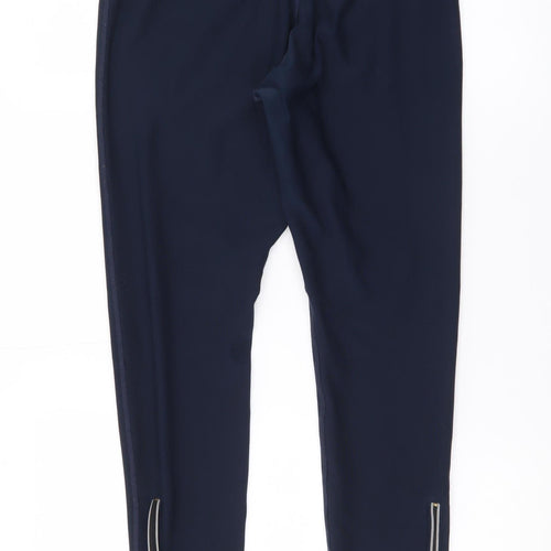 Nike Boys Blue XL Slim Fit Jogger Training Trousers with Zip Ankles