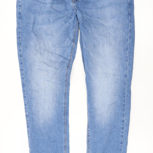 Next Men's Blue Skinny Fit Denim Jeans 30R Slim Stretch