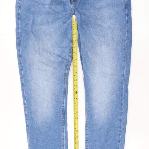 Next Men's Blue Skinny Fit Denim Jeans 30R Slim Stretch