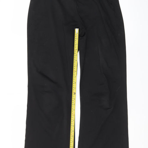 LA Gear Women's Black Stretch Jersey Trousers UK 14