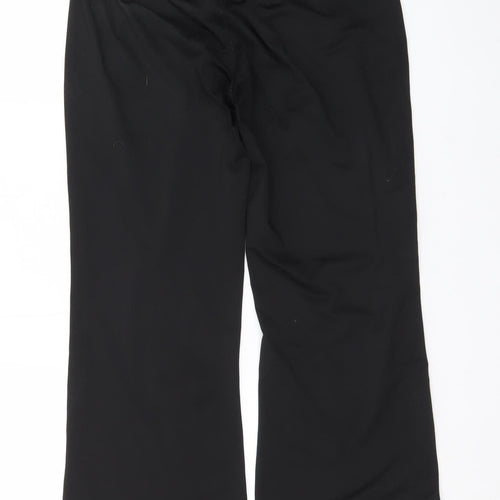 LA Gear Women's Black Stretch Jersey Trousers UK 14