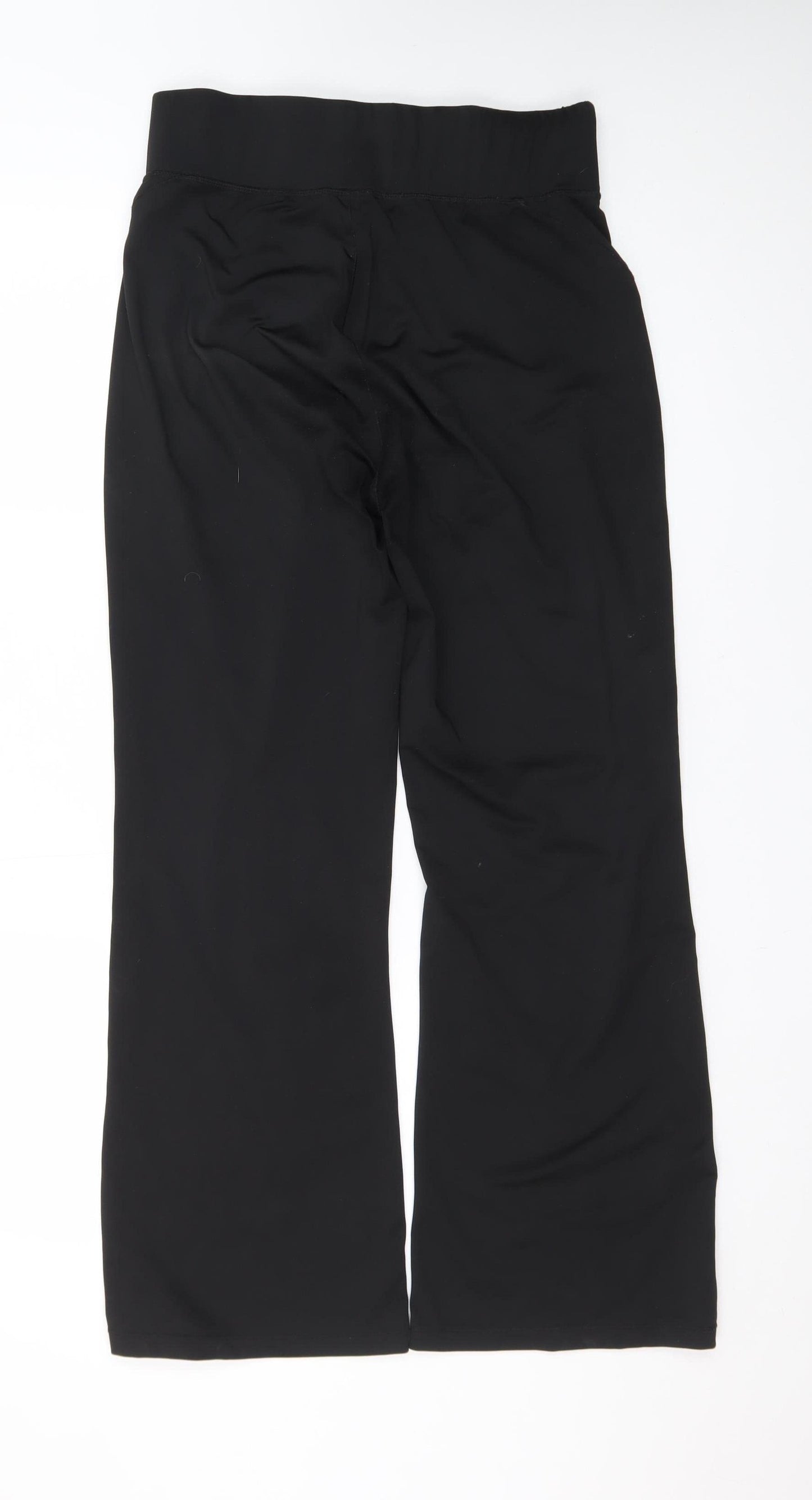 LA Gear Women's Black Stretch Jersey Trousers UK 14