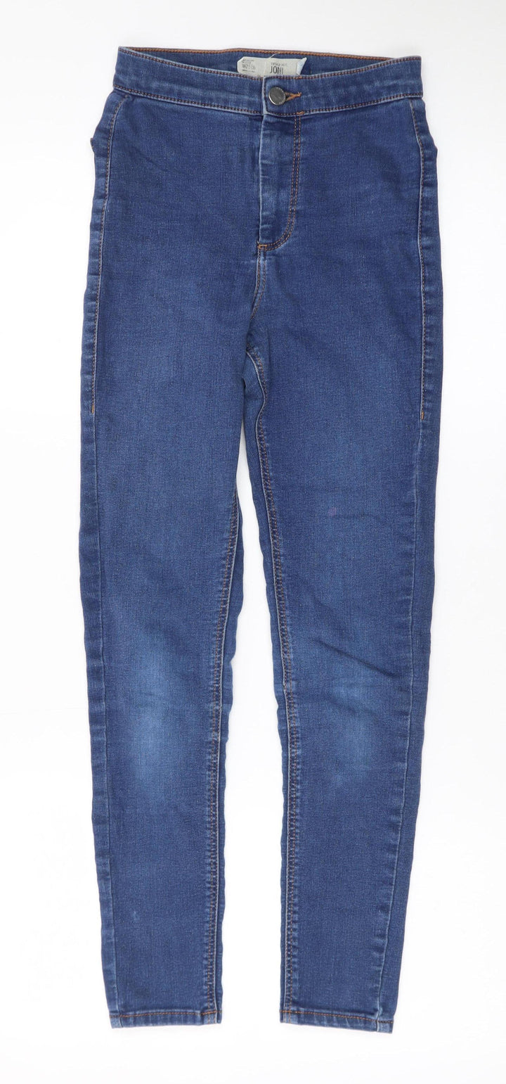 Topshop Women’s Blue Joni Jegging Jeans Size 8 W25 L30 Skinny Fit