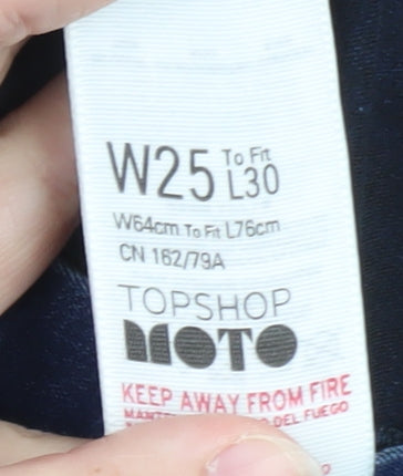 Topshop Women’s Blue Joni Jegging Jeans Size 8 W25 L30 Skinny Fit