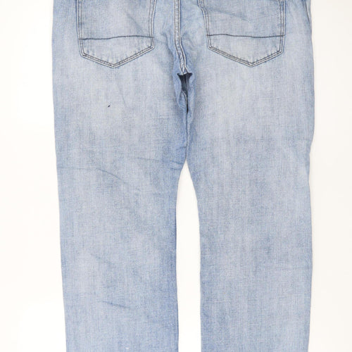Marks and Spencer Women’s Blue Straight Leg Jeans Size 12 Regular Fit