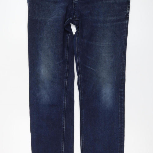 Next Women’s Blue Slim Fit Straight Jeans Size 16 Regular