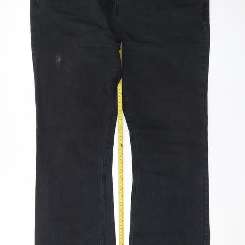 Next Enhancer Men's Black Straight Jeans Size 46 X-Long