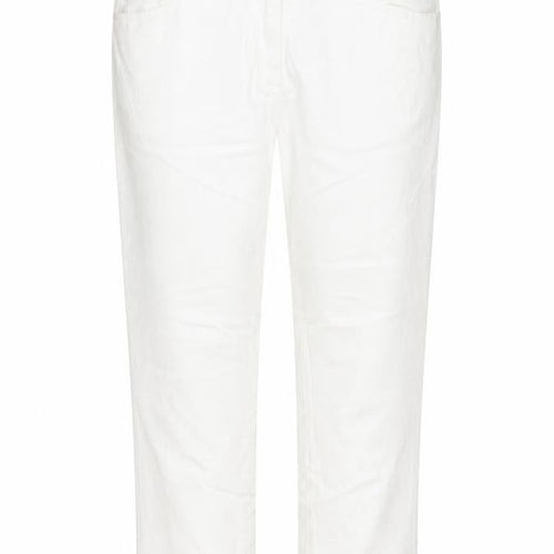 CC Women Ivory Straight Leg Stretch Jeans Size 14