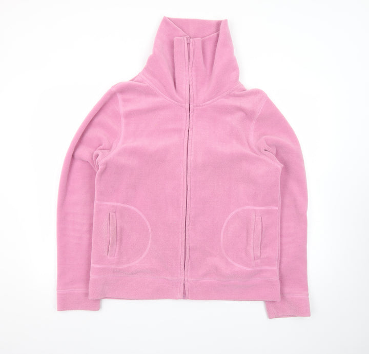 Berkertex Womens Pink Fleece Full Zip Jacket Size 16