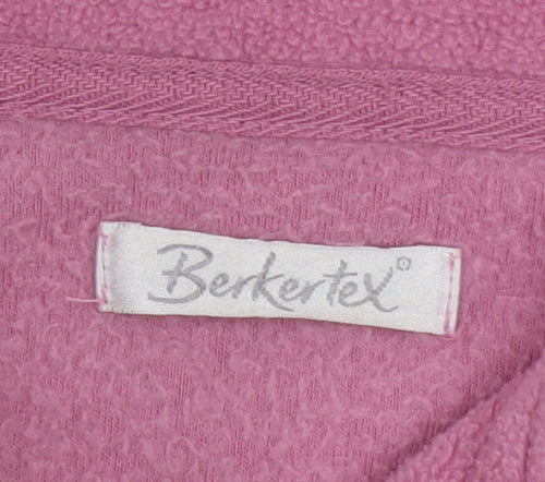 Berkertex Womens Pink Fleece Full Zip Jacket Size 16