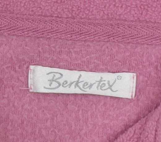Berkertex Womens Pink Fleece Full Zip Jacket Size 16