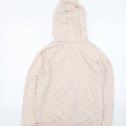 Nike Women's Beige Full Zip Hoodie Size S Relaxed Fit