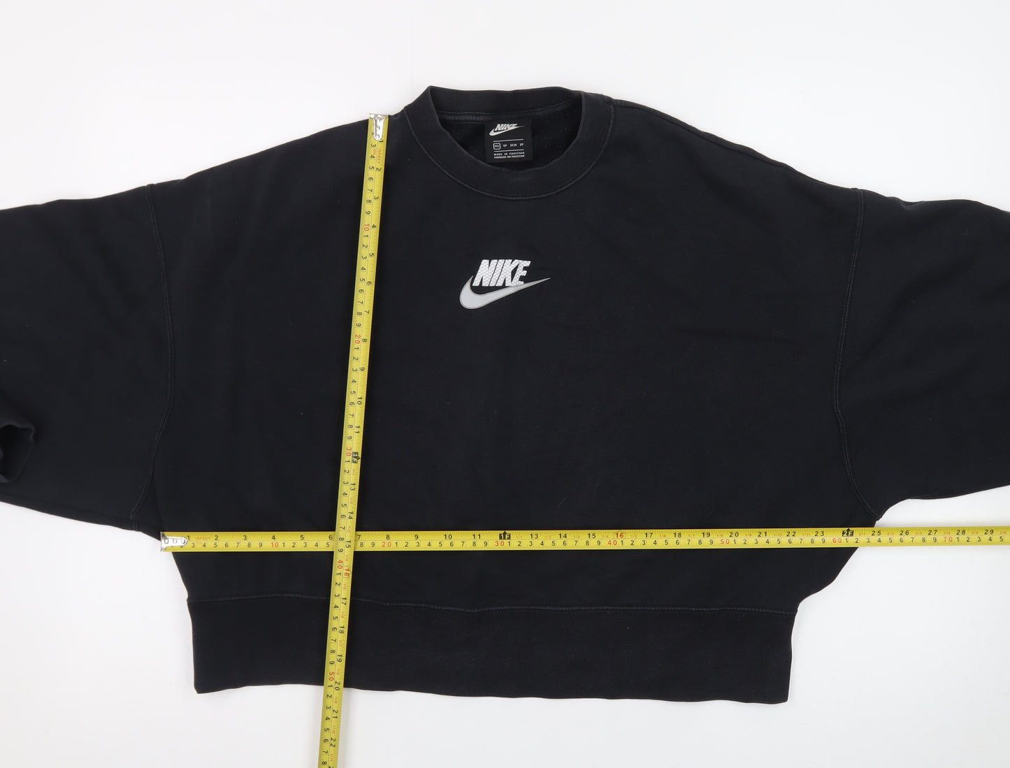 Nike Women's Black Crew Neck Pullover Sweatshirt XS