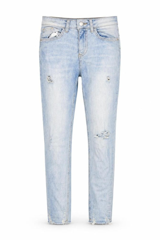 F&F Women's Blue Distressed Skinny Jeans Size 8