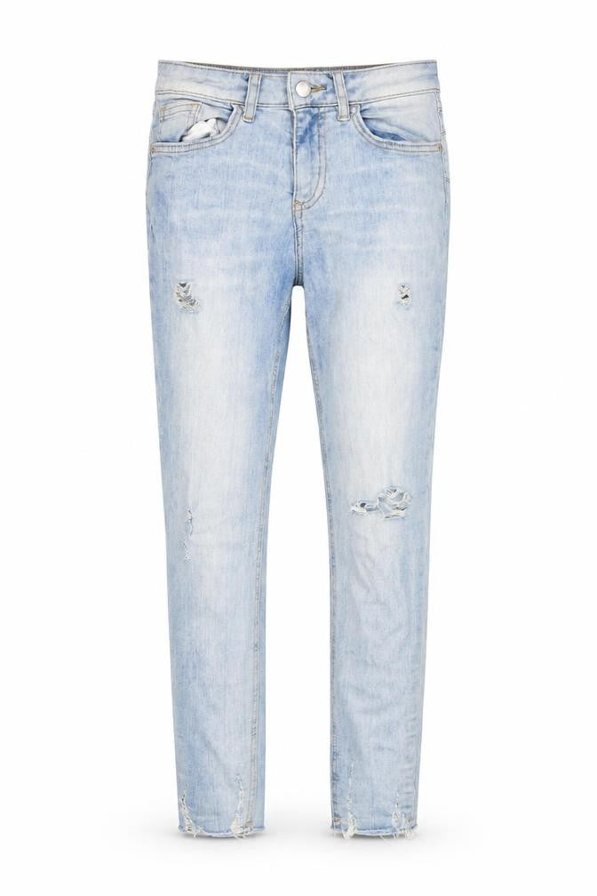 F&F Women's Blue Distressed Skinny Jeans Size 8