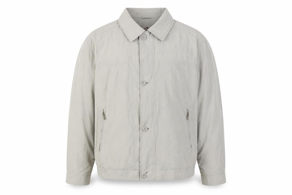 C&A Men’s Beige Basic Jacket Size 58 Polyester Blend