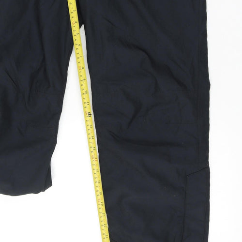 Slalom Sports Womens Black Ski Suit Size 12 Hooded Waterproof Winter Suit