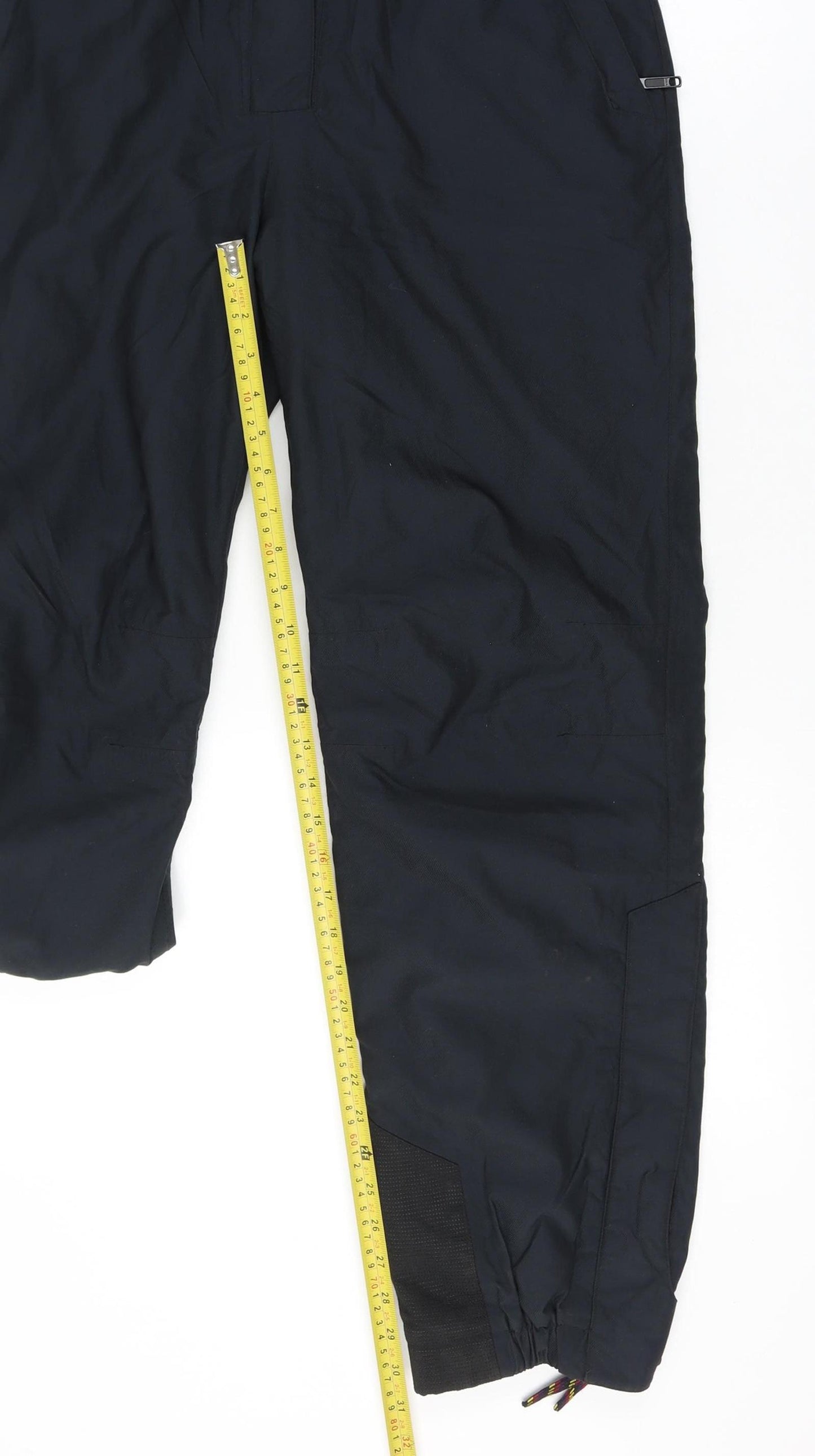 Slalom Sports Womens Black Ski Suit Size 12 Hooded Waterproof Winter Suit