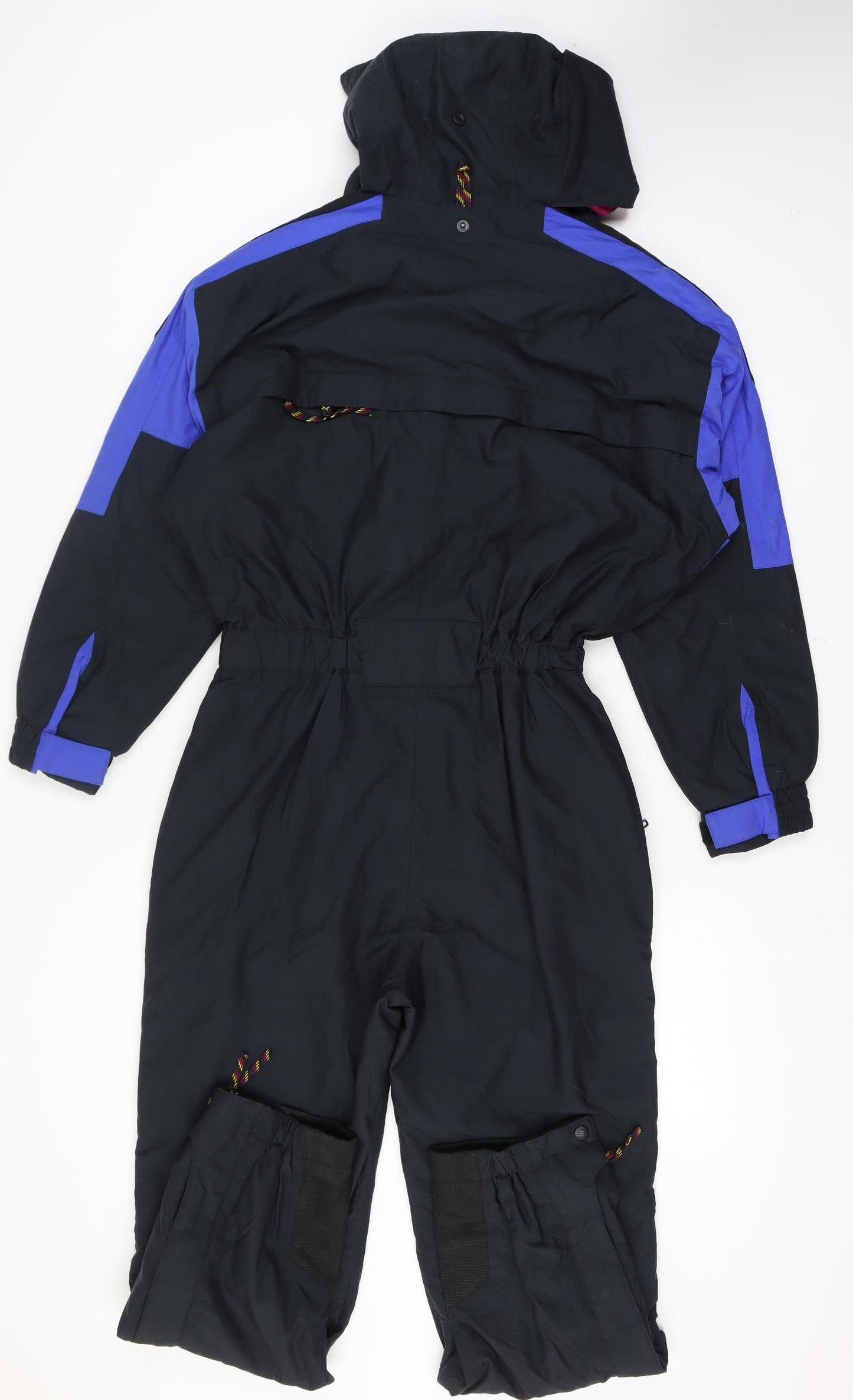 Slalom Sports Womens Black Ski Suit Size 12 Hooded Waterproof Winter Suit