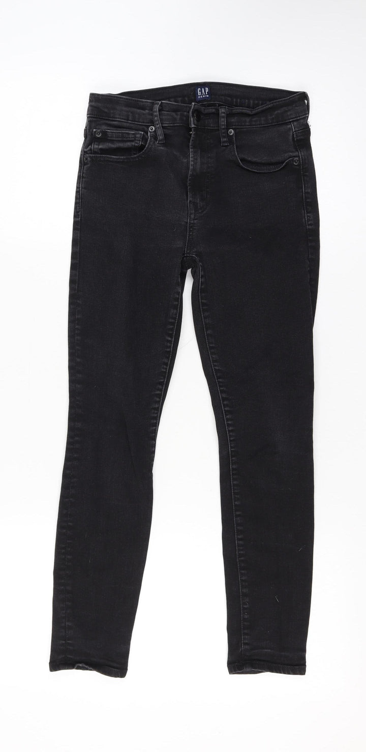 GAP Women's Black True Skinny Jeans Size 10 Petite Stretch Denim