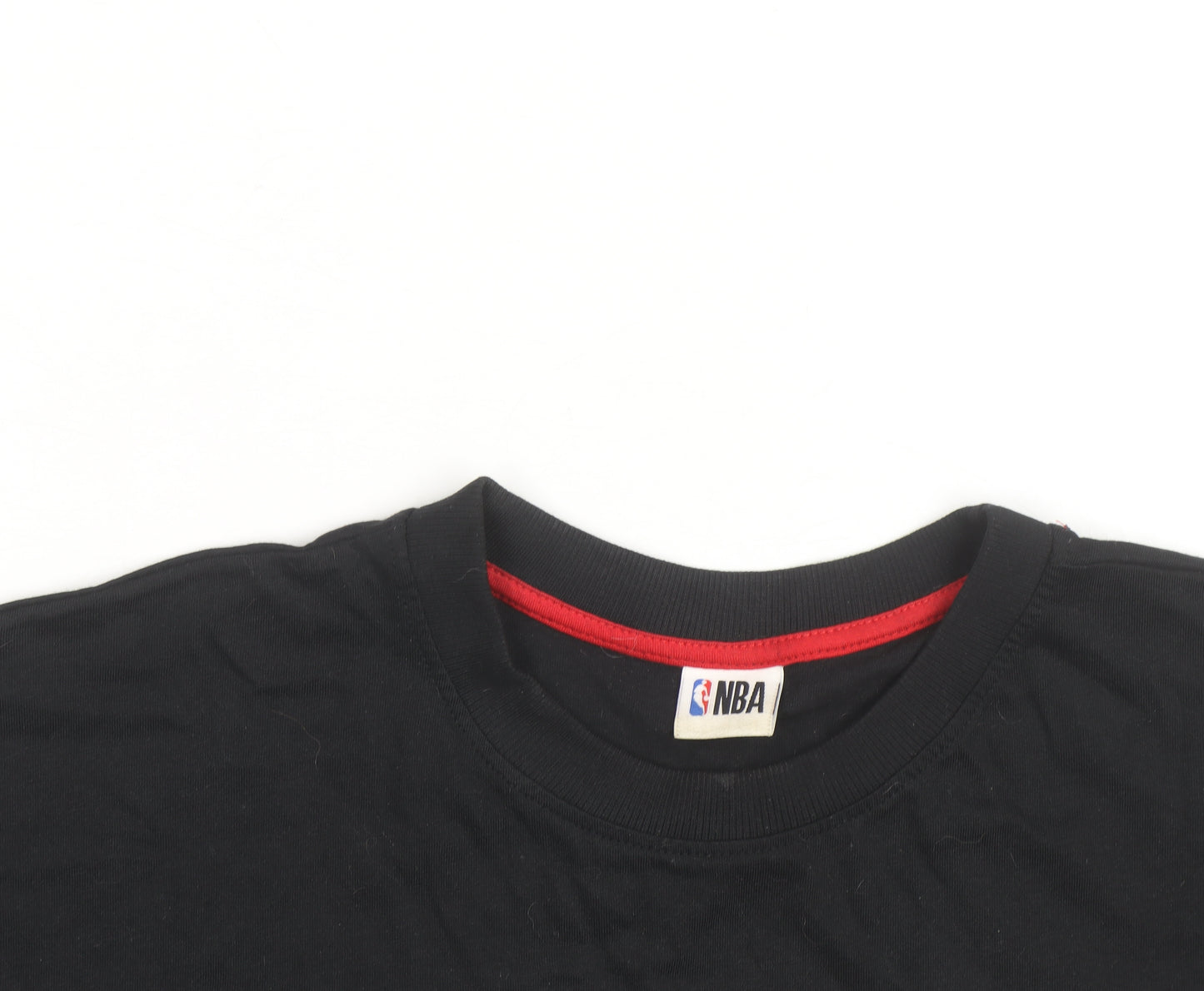 Primark NBA Chicago Bulls Womens Black Cropped T-Shirt 2XL