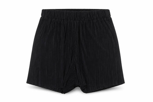 Boohoo Women’s Black Pleated Culotte Shorts Size 8