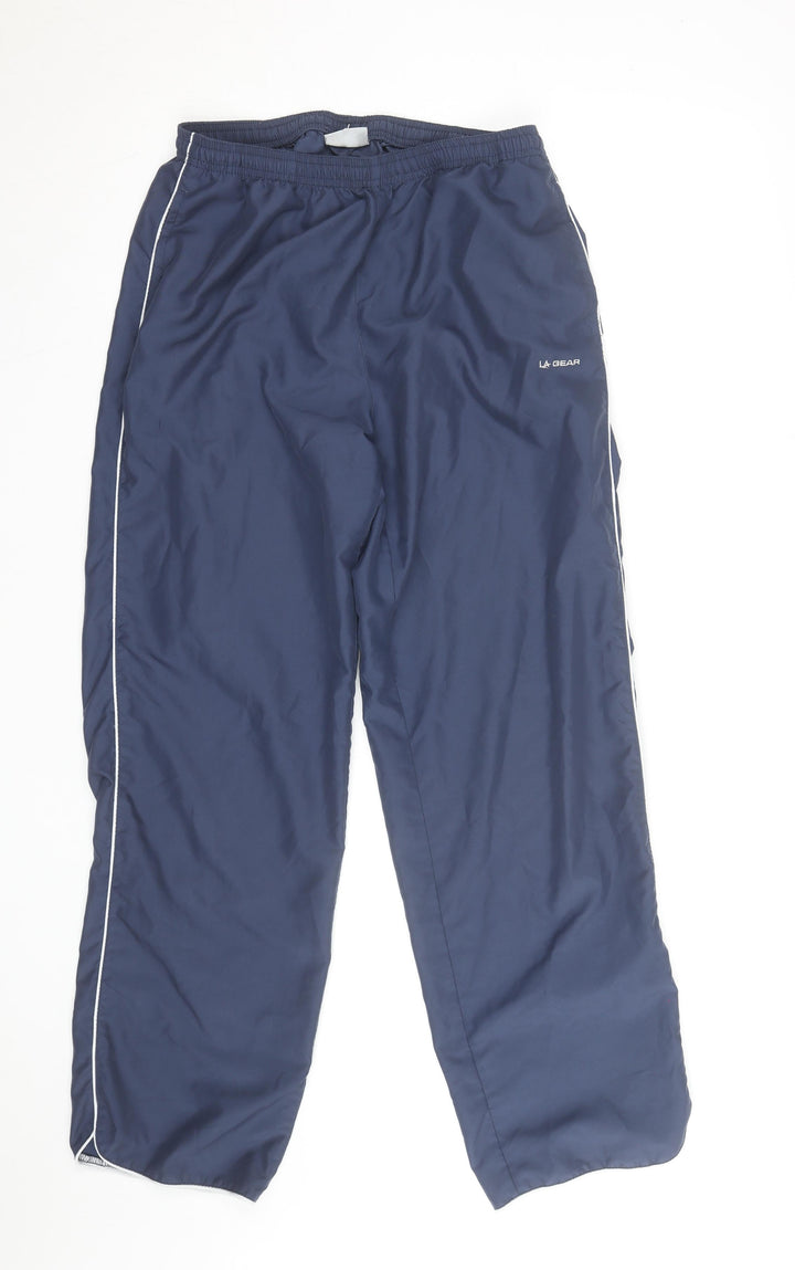 LA Gear Womens Blue Size 14 Track Pants Lightweight Activewear Trousers