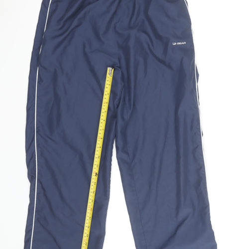 LA Gear Womens Blue Size 14 Track Pants Lightweight Activewear Trousers