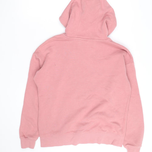 FILA Men's Pink Pullover Hoodie Size M Hooded Sweatshirt