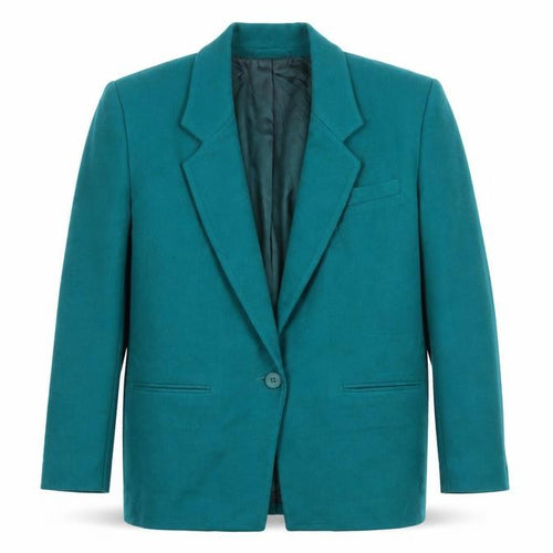 Outfitters Men's Green Wool Blend Blazer Small Classic Formal Jacket