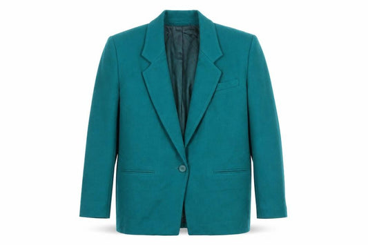 Outfitters Men's Green Wool Blend Blazer Small Classic Formal Jacket