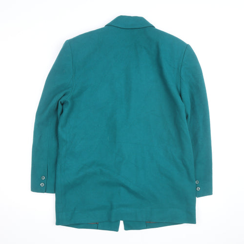 Outfitters Men's Green Wool Blend Blazer Small Classic Formal Jacket