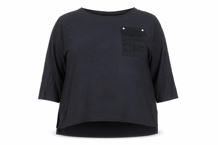 New Look Women’s Black Size 18 3/4 Sleeve Basic Blouse