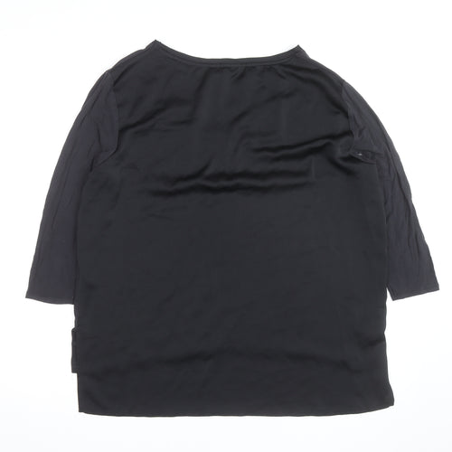 New Look Women’s Black Size 18 3/4 Sleeve Basic Blouse
