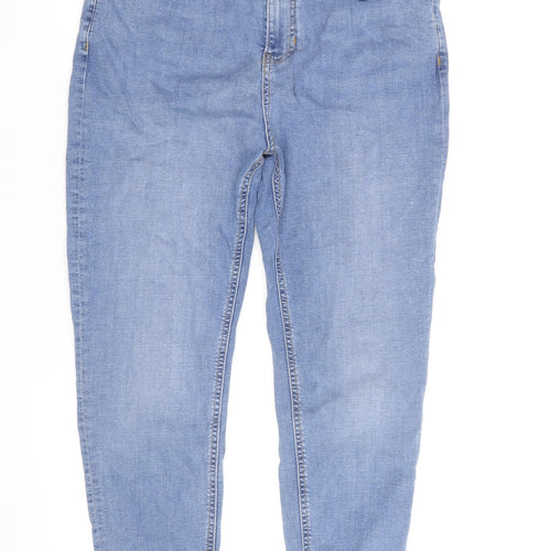 Marks and Spencer Per Una Denim Women's Blue Skinny Jeans Size 14 Short
