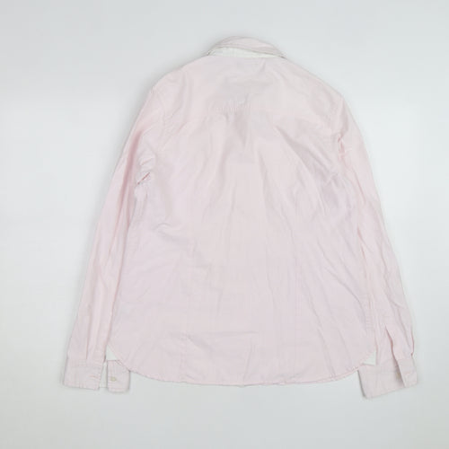 U.S. Polo Assn. Men's Pink Long Sleeve Button-Up Shirt Size L