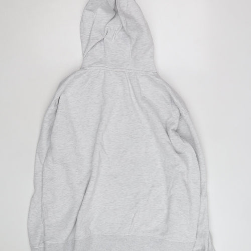 Disney Women Grey Stitch Hoodie XL Pullover Lined Sweatshirt