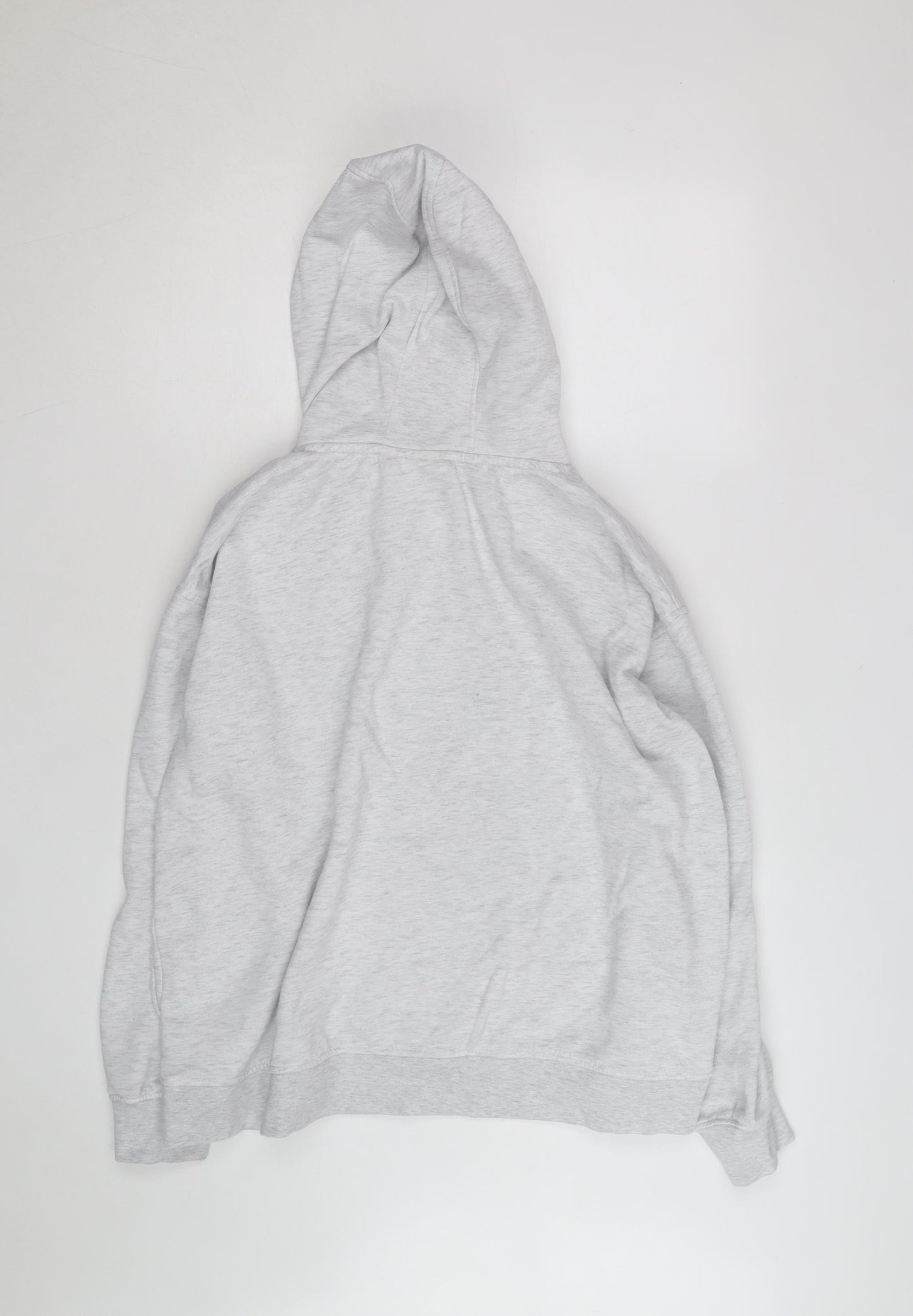 Disney Women Grey Stitch Hoodie XL Pullover Lined Sweatshirt
