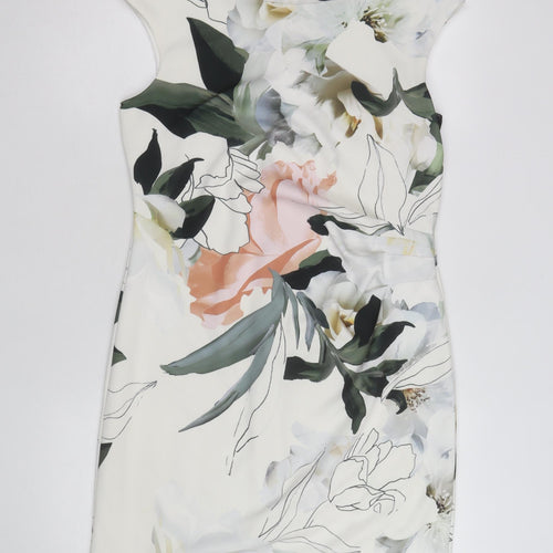 Roman Women’s Multicoloured Floral Sheath Dress Size 14