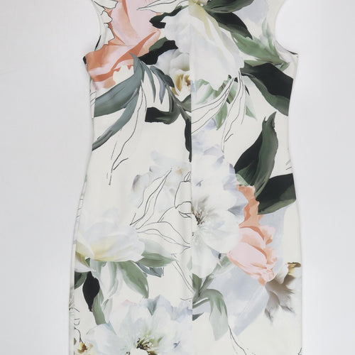 Roman Women’s Multicoloured Floral Sheath Dress Size 14
