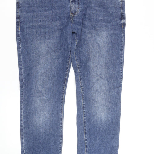 F&F Men's Blue Slim Fit Straight Denim Jeans 34W 30L