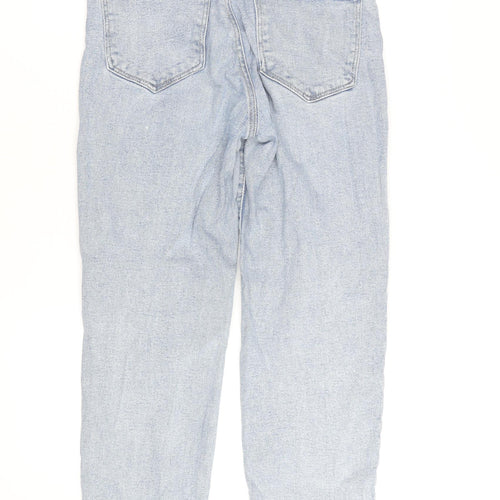 Stradivarius Women’s Blue Mom Jeans Size 12 High Rise Denim