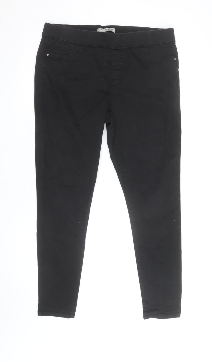 Denim & Co. Women's Black Jegging Trousers Size 18 Elastic Waist