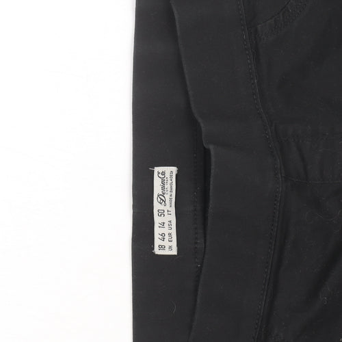 Denim & Co. Women's Black Jegging Trousers Size 18 Elastic Waist