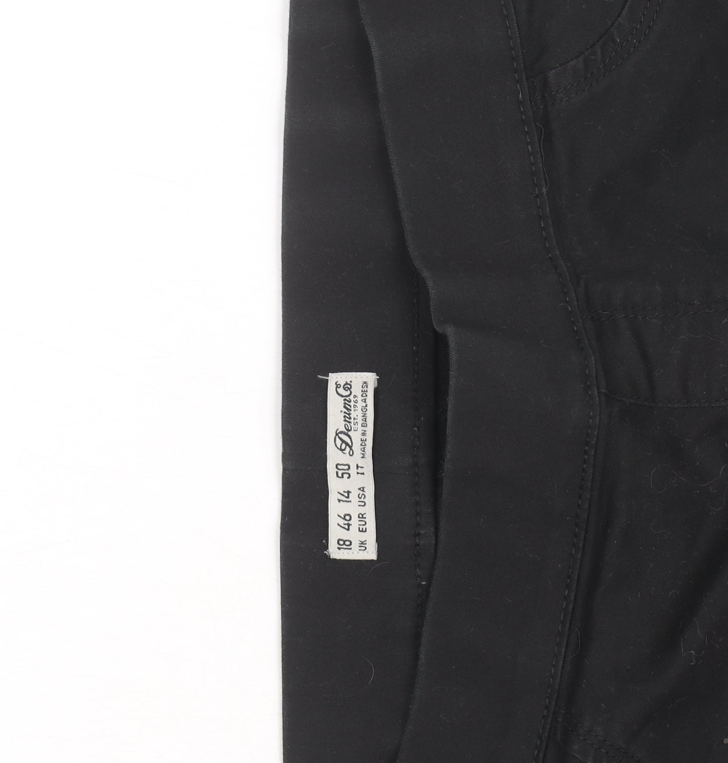 Denim & Co. Women's Black Jegging Trousers Size 18 Elastic Waist